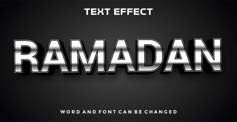 Ramadan editable text effect