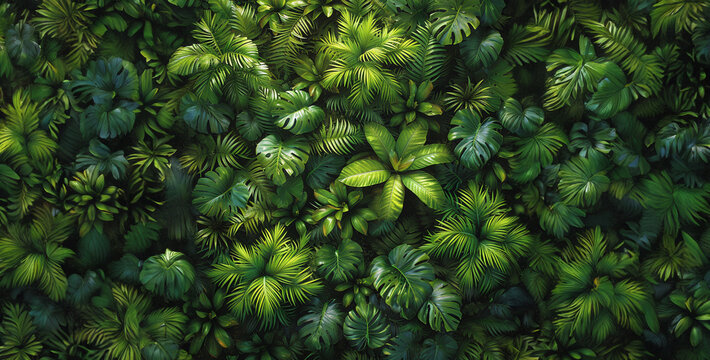 green leaves in the forest, green leaves of a tree, green leaves background, an image of a lush tropical rainforest canopy