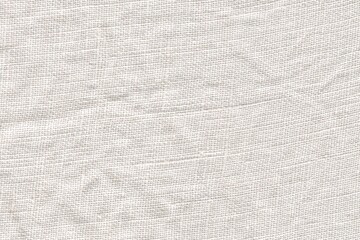 fabric white background, light linen fiber fabric texture, white woven background. White cotton...