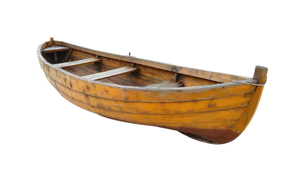 Rowboat on Transparent Background, PNG, Generative Ai