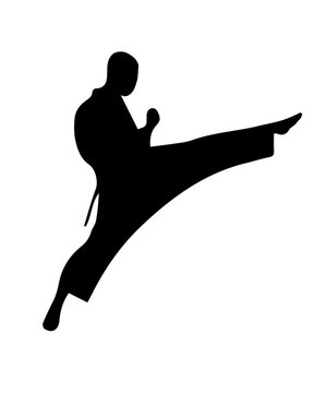 recommend clip art: Karate Martial Art Silhouettes