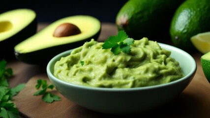 Obraz premium A dietary dish with the addition of avocado.