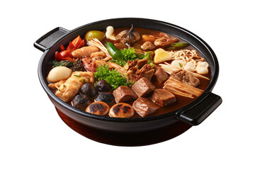 Nabe on a plate