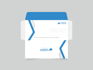 vector office envelope design template.