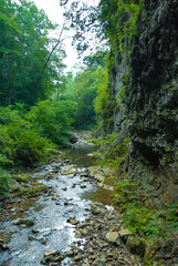 Cedar Creek view in Natural Bridge State Park, Virginia