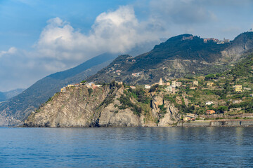 Fototapeta na wymiar Corniglia at Cinque Terre