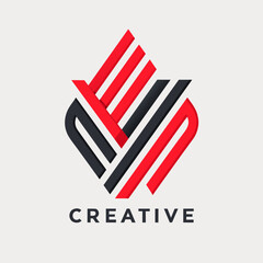 Linear Innovations: Crafting Futuristic Logos with Sleek Lines, creative lines logo design "line"