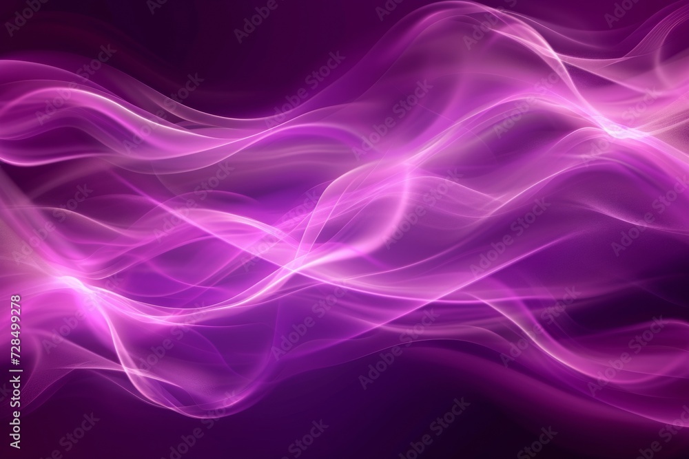 Poster abstract wave background with purple curves creates a modern graphic design pattern, with a smooth f