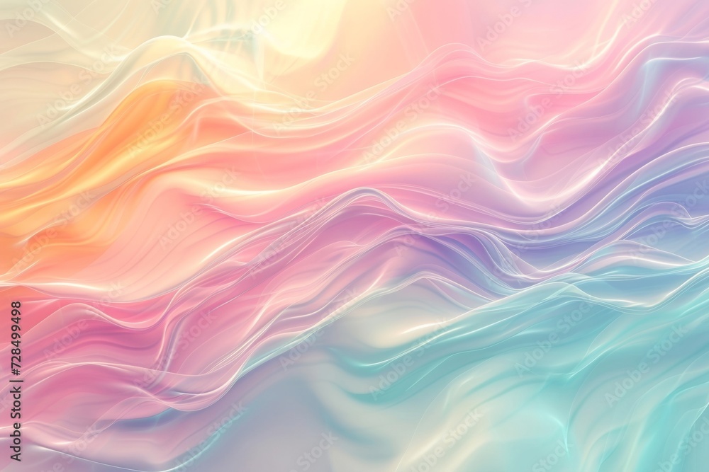 Poster enhance your design with this abstract wave background featuring pastel curve graphics and a smooth 