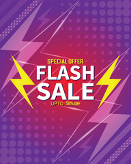 Sale banner template design . Super Sale, end of season special offer banner. vector illustration.