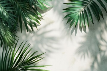 Obraz premium Add a touch of nature to your product display with our tropical leaf shadow overlay, featuring a transparent background and realistic palm leaf shadows for a unique, sunlit effect.