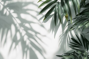 Add a touch of nature to your product display with our tropical leaf shadow overlay, featuring a transparent background and realistic palm leaf shadows for a unique, sunlit effect.