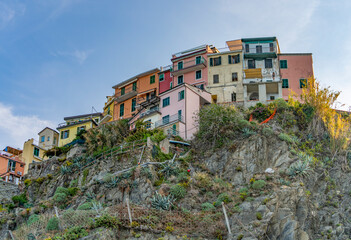 Fototapeta na wymiar Manarola at Cinque Terre