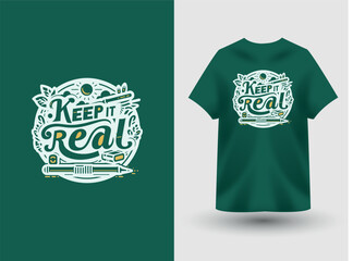 Vector minimalist t-shirt design or template.