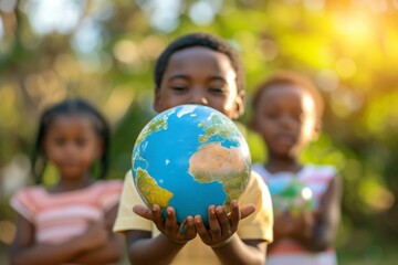 International Peace Day brings together African children, united in their mission to protect our planet. 