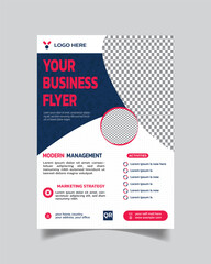 Minimalistic Corporate Flyer and Modern Leaflet Design  Elegant Business Flyer 