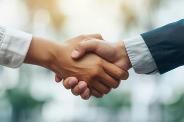 Two individuals mend their bond with a tender grasp, fingers interlocked, amidst the natural beauty of the outdoors, bandaged wounds a reminder of their unbreakable connection