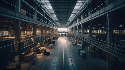 factory logistic warehouse for stock inventory