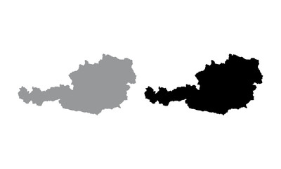 Obraz premium Map of Austria