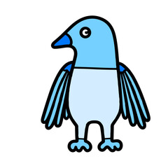 bird cartoon isolated