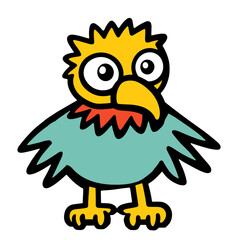 bird cartoon isolated