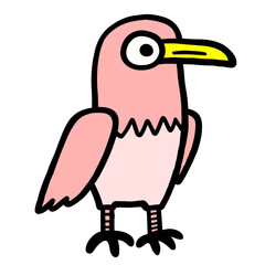 bird cartoon isolated