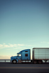 truck on the highway