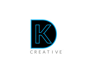 Creative DK  Latter Logo Design