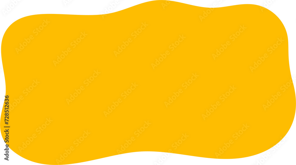 Aufkleber abstract liquid shape. organic flat blob. irregular fluid bubble. random wavy spots and curvy elemen