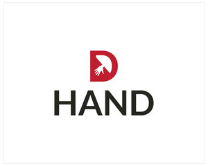 HAND Latter logo design .