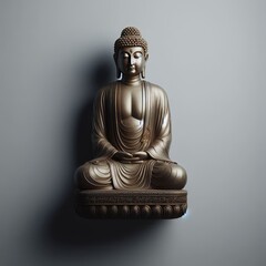 buddha statue in a lotus position
