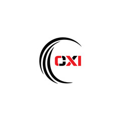  CXI logo. CXI set , C X I design. White CXI letter. CXI, C X I letter logo design. Initial letter CXI letter logo set, linked circle uppercase monogram logo. C X I letter logo vector design.