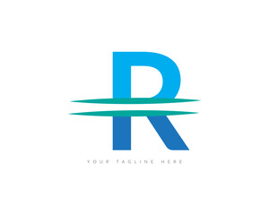 Creative R Latter Logo Design