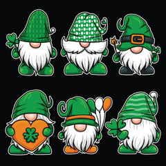 Gnome saint patrick's day vector illustration for your company or brand