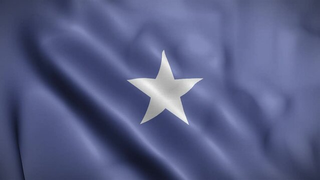 Somalia waving flag, Flag of Somalia Animation, Somali Flag Closeup, 4k Somali Flag Waving Animation
