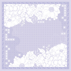 beautiful floral scarf design 5