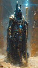 Egyptian magical warrior