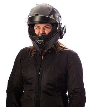 Woman motocyclist
