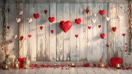 Valentines message. Generative AI