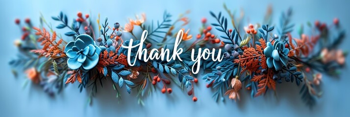 Thank you! text thank you on abstract color background - obrazy, fototapety, plakaty