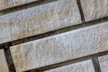 White brick wall close up