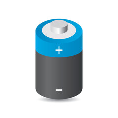Battery icon. Battery symbol. Vector illustration of charging battery.