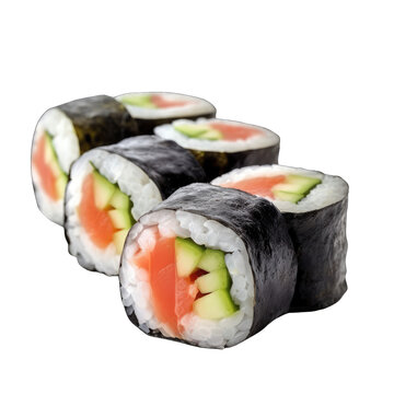 Homemade Sushi Rolls Transparent Background Png Image