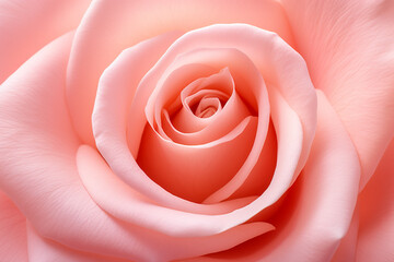 Close-up Rose flowers petal. Sweet pink color of rose flower.