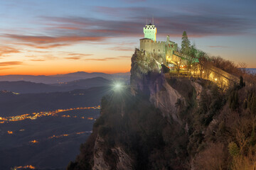 The Republic of San Marino with the Second Tower
