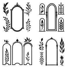 wreath svg, wreath png, wreath frame, frame svg, frame illustration, wreath illustration, frame, vector, vintage, floral, design, decoration, pattern, ornament, border, illustration, flower, ornate,