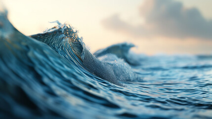 Ocean waves. 