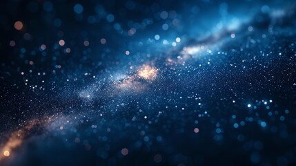 Starry Night Sky with Celestial Energy