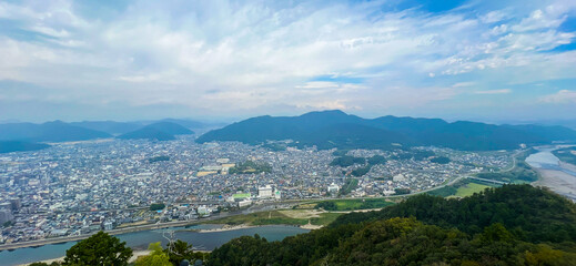 Fototapeta na wymiar 岐阜 金華山からの風景