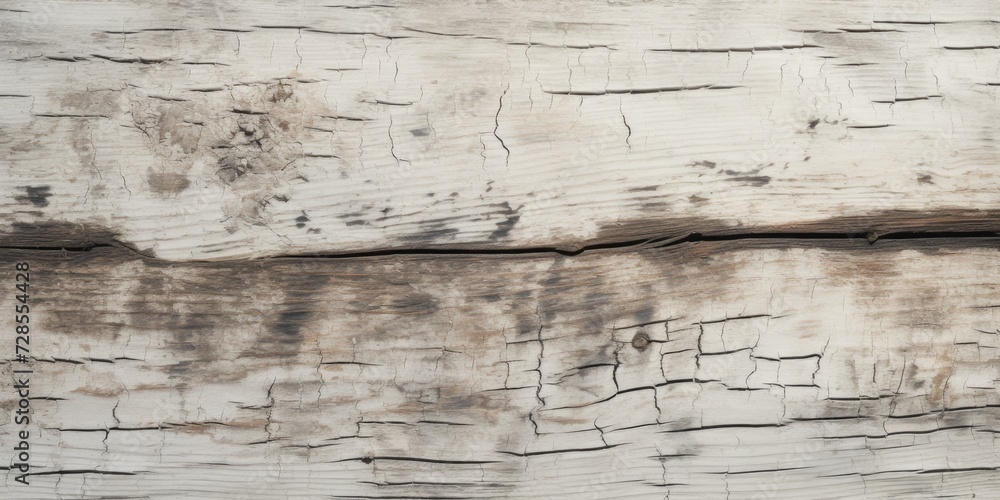 Aufkleber close-up view of a piece of wood with peeling paint. versatile image suitable for various uses